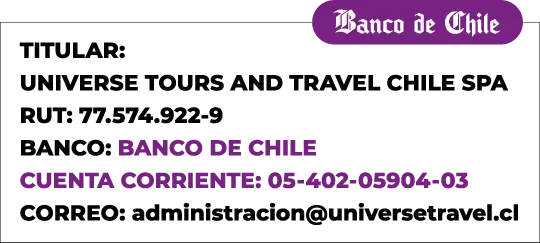Banco Chile Universe Travel